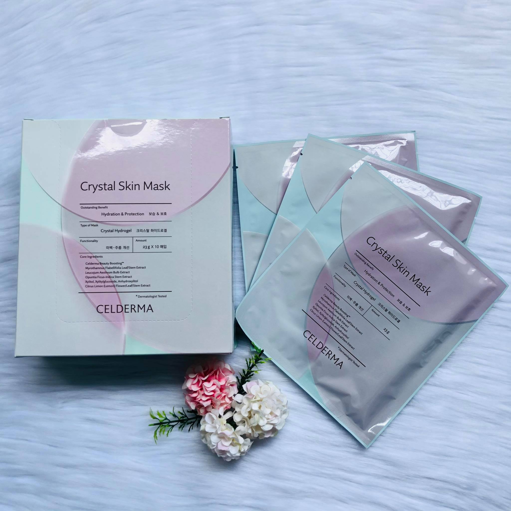 Mặt nạ thạch anh Celderma Crystal Skin Mask
